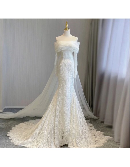 French lace wedding dress