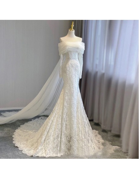 French lace wedding dress