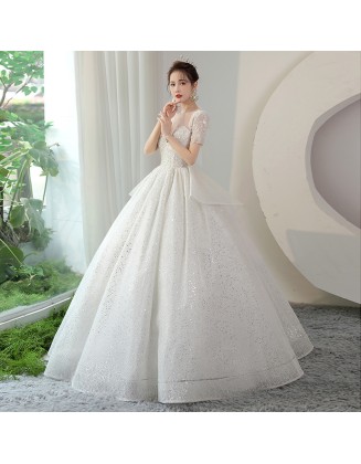 French fugitive princess tutu wedding dress