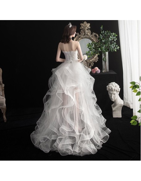 New style wedding dress with small tail